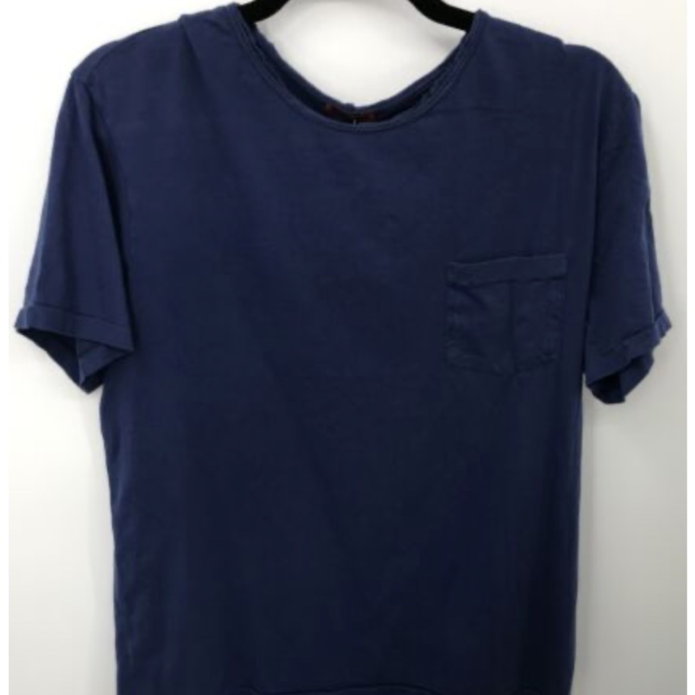 Barena mens blue short sleeve cotton t-shirt sz L